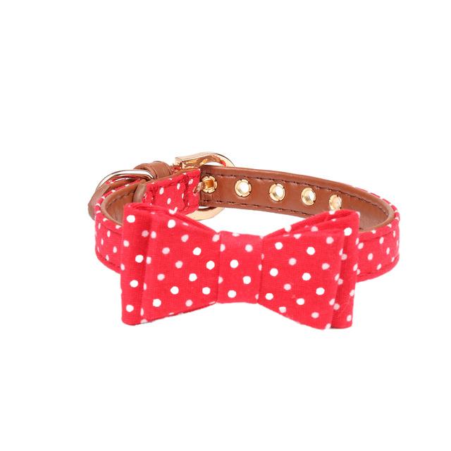 Polka Dot Dog Collar