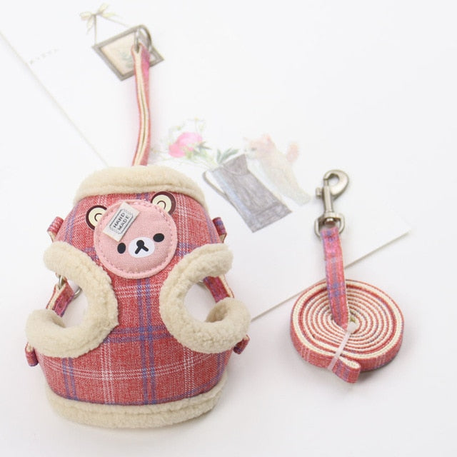 Cartoon Bear Pet Harness