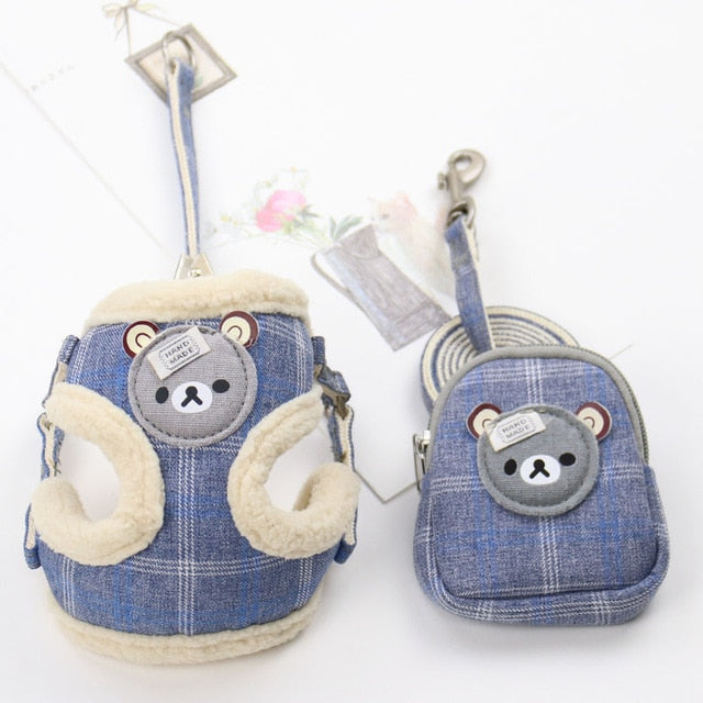 Cartoon Bear Pet Harness